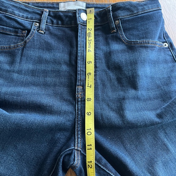 Everlane The Curvy High Rise Skinny Jeans Dark Indigo Size 30 Crop - Picture 9 of 15